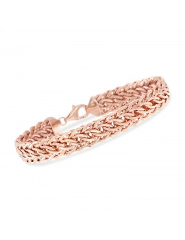 Ross-Simons 14kt Rose Gold Woven-Link Bracelet