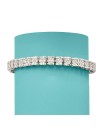 Ross-Simons 2.00-2.15 ct. t.w. Diamond Cluster Tennis Bracelet in Sterling Silver