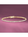 Ross-Simons 3.50-3.95 ct. t.w. Diamond Tennis Bracelet in 14kt Yellow Gold