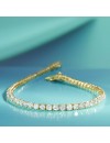 Ross-Simons 3.50-3.95 ct. t.w. Diamond Tennis Bracelet in 14kt Yellow Gold