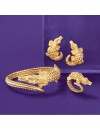 Ross-Simons Certified Italian 18kt Yellow Gold Alligator Bangle Bracelet