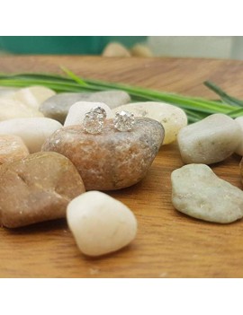 Dazzlingrock Collection IGI Certified 0.98 Carat (ctw) 14K Round Cut White Diamond Ladies Stud Earrings, White Gold