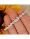 1.00 Carat (ctw) 10K Gold Round White Diamond Ladies Tennis Bracelet 1 CT
