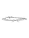 Eleganti 14K Gold, IGL Certified Diamond Tennis Bracelets for Women in White Gold - 1, 3, 4, 5 Carat Natural Diamonds